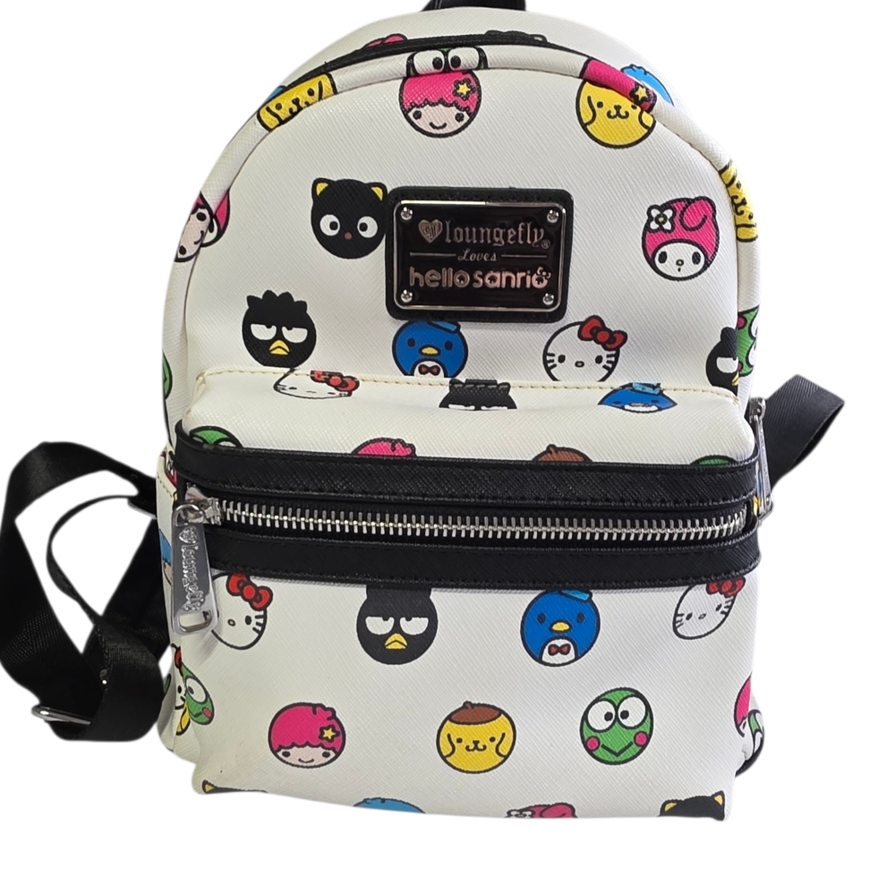 Loungefly White Hello Sanrio Backpack
